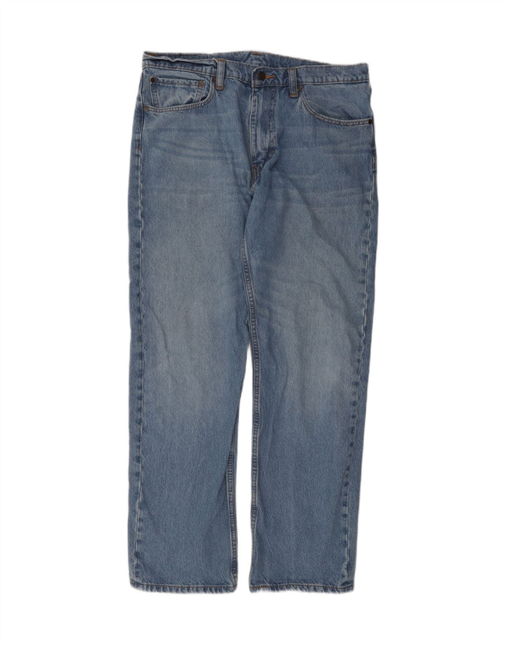 Levi's Mens 551 Straight Jeans W34 L32 Blue Cotton