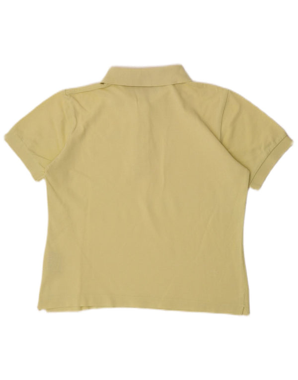 Kappa Womens Polo shirt Small Yellow Cotton Sports