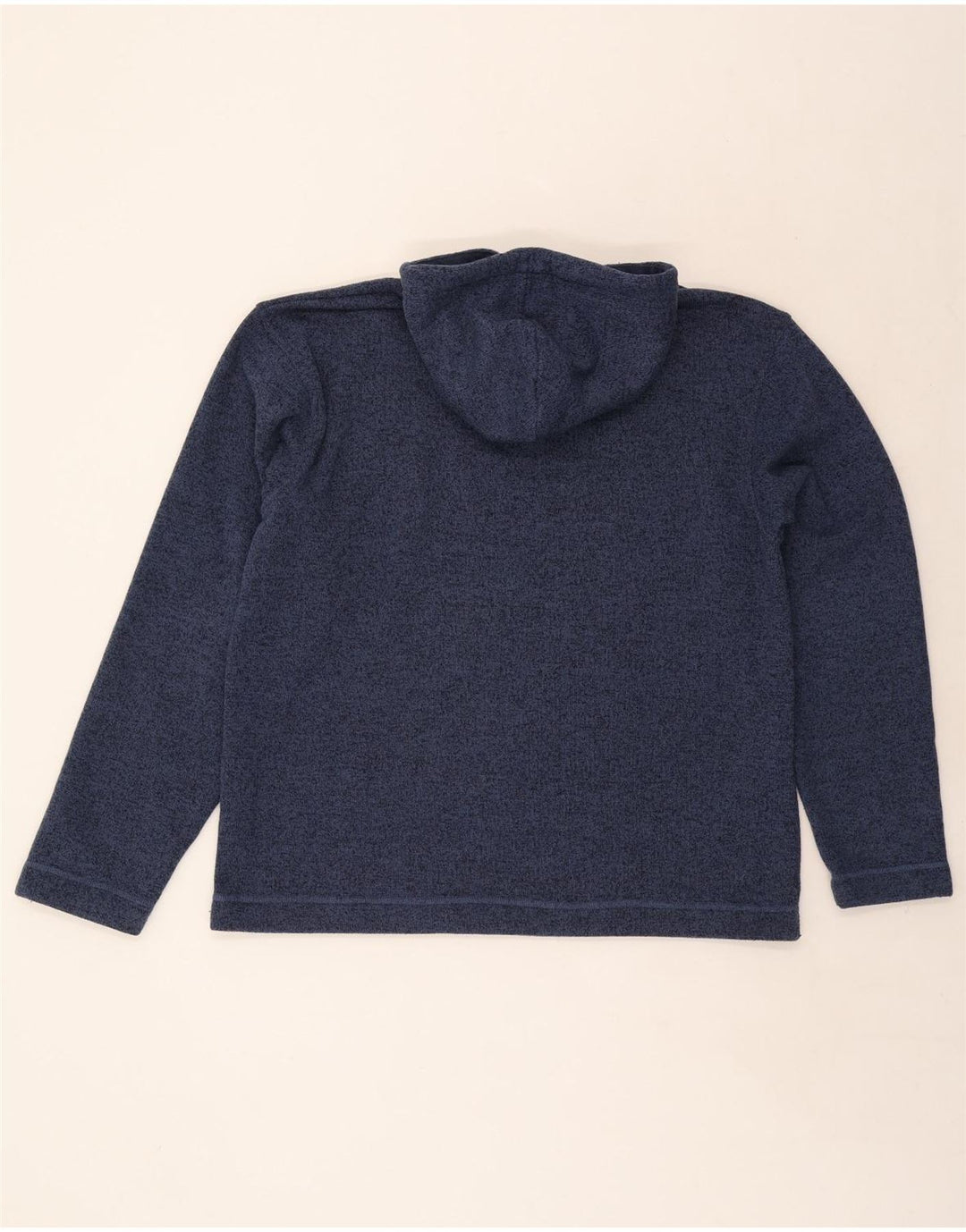 Weird Fish Mens Hoodie Jumper XL Navy Blue Flecked Polyester