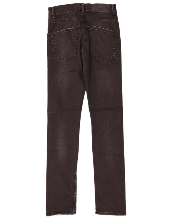 Zara Mens Slim Jeans EU 38 Small W30 L33 Black Cotton