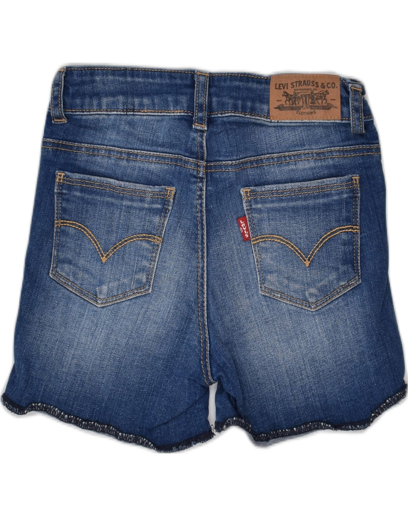 LEVI'S Girls Denim Shorts 4-5 Years W22 Blue Cotton | Vintage Levi's | Thrift | Second-Hand Levi's | Used Clothing | Messina Hembry 