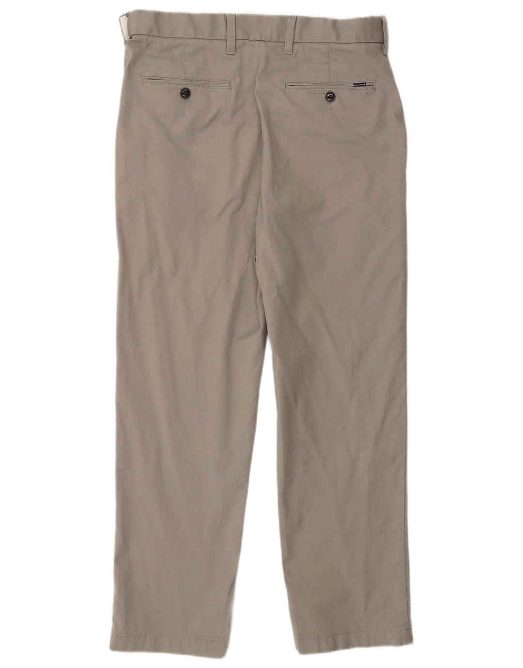 Marks & Spencer Mens Straight Suit Trousers W32 L28 Grey Cotton