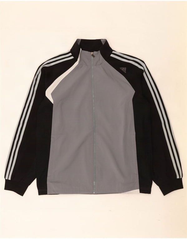Adidas Mens Climacool Tracksuit Top Jacket UK 36/38 Small Black Colourblock