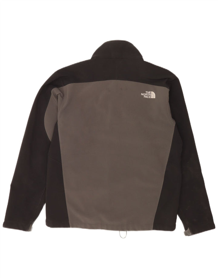 The North Face Mens Bomber Jacket UK 38 Medium Black Colourblock Polyester