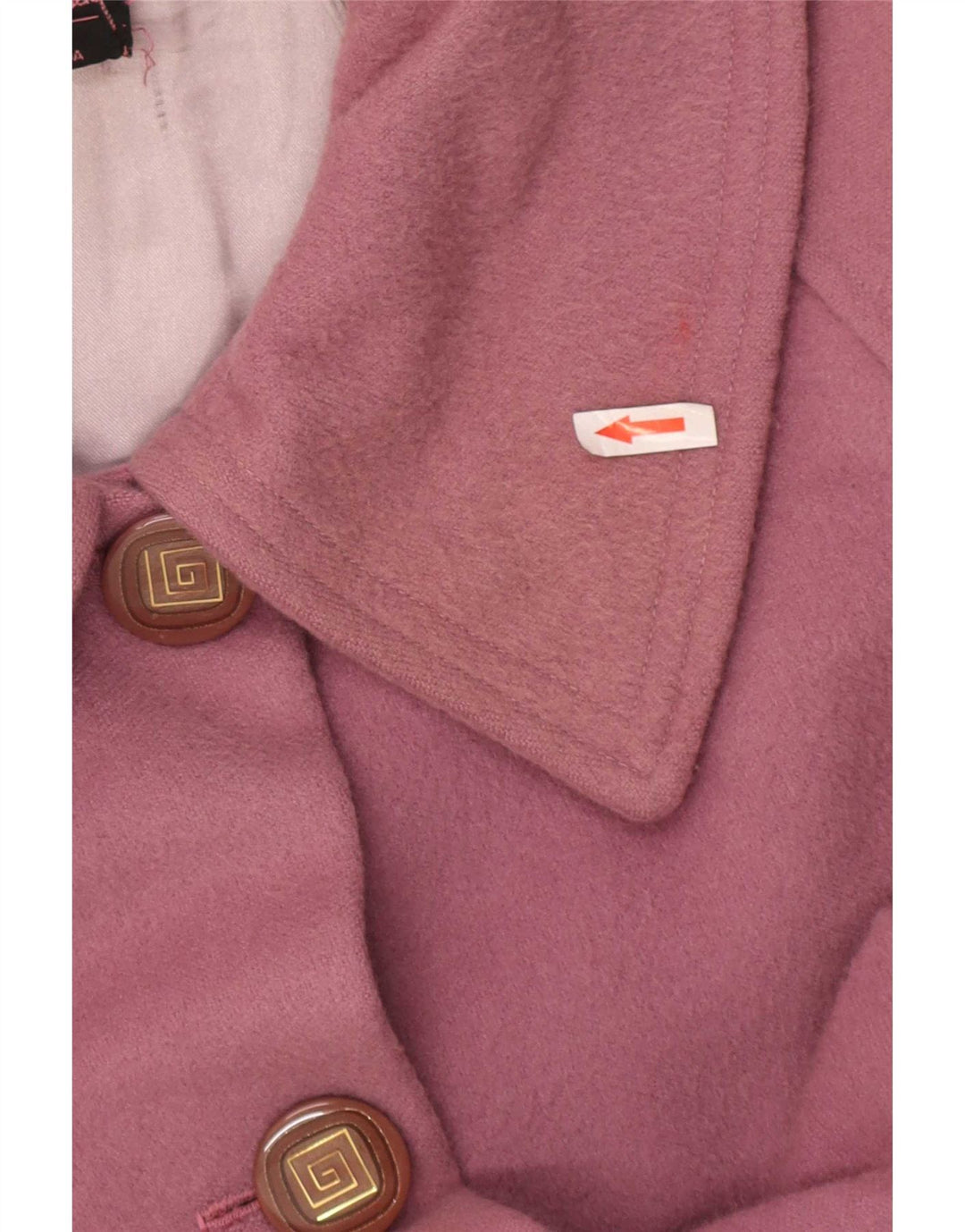 Lancetti Womens Overcoat UK 18 XL Pink