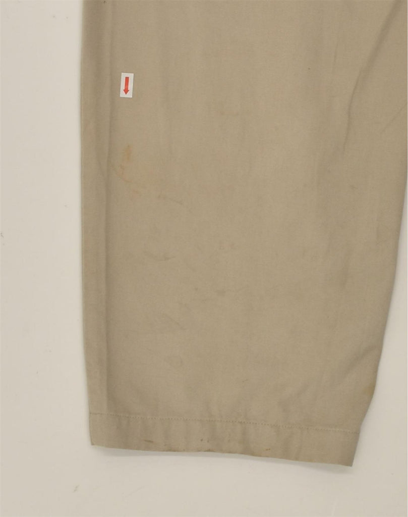 TOMMY HILFIGER Mens Pegged Casual Trousers W36 L30 Khaki Cotton | Vintage Tommy Hilfiger | Thrift | Second-Hand Tommy Hilfiger | Used Clothing | Messina Hembry 