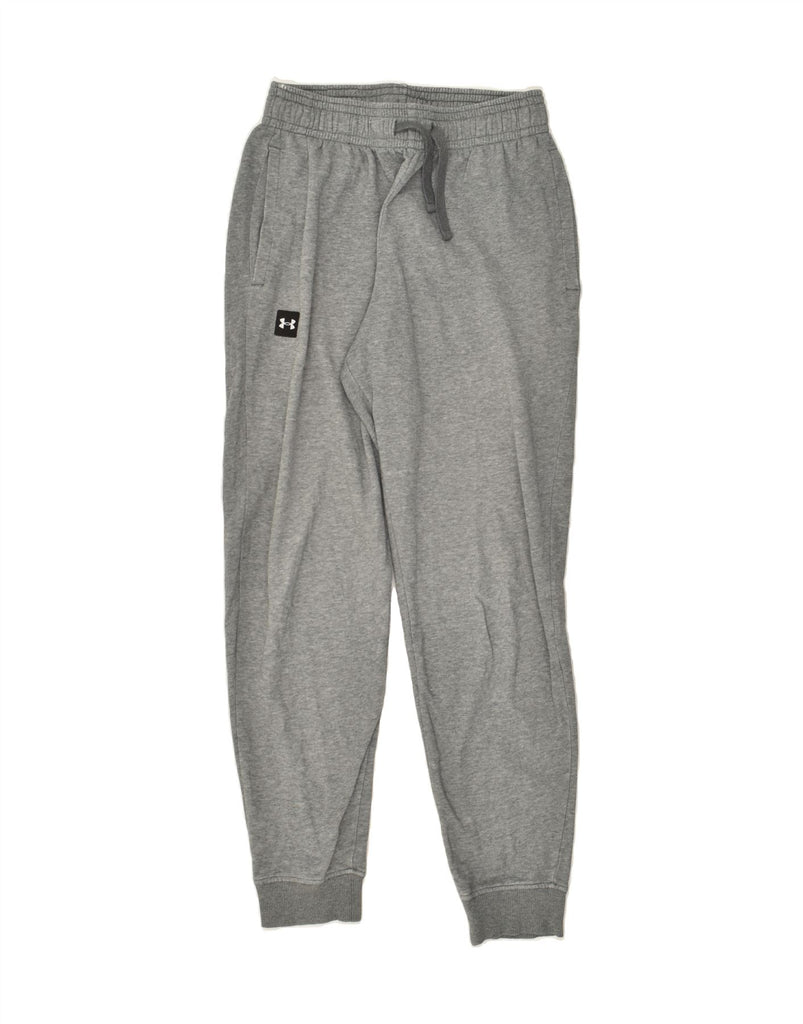 UNDER ARMOUR Mens Tracksuit Trousers Joggers Medium Grey Cotton | Vintage Under Armour | Thrift | Second-Hand Under Armour | Used Clothing | Messina Hembry 