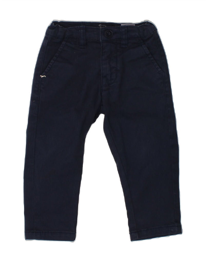 HARMONT & BLAINE Boys Slim Chino Trousers 11-12 Years W18 L11  Navy Blue Vintage Harmont & Blaine and Second-Hand Harmont & Blaine from Messina Hembry 