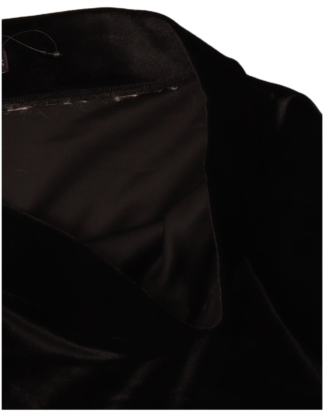 Marks & Spencer Womens Velvet A-Line Skirt UK 12 Medium W30 Black