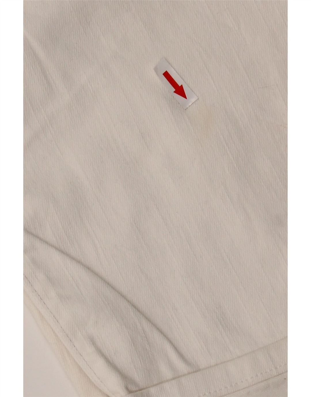 LEVI'S Womens 515 Capri Jeans US 14 Large W36 L20 White Cotton