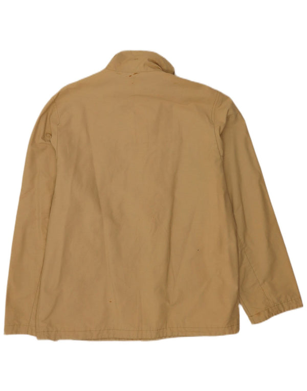 Sergio Tacchini Mens Tracksuit Top Jacket Large Khaki Cotton