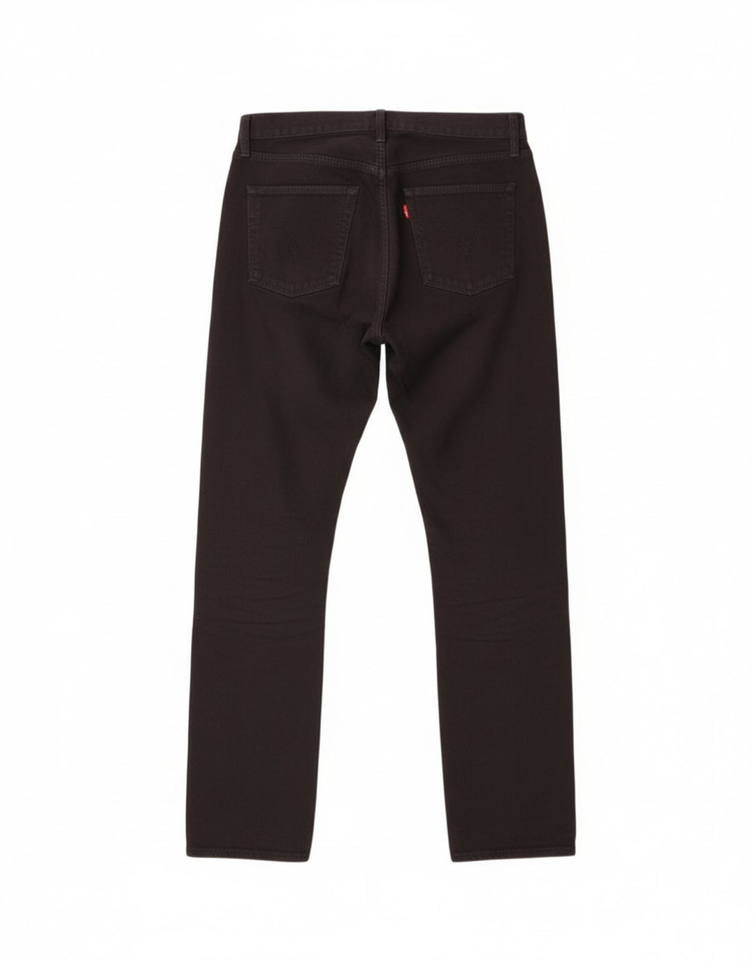 Levi's Mens 501 Straight Jeans W29 L30 Black Cotton