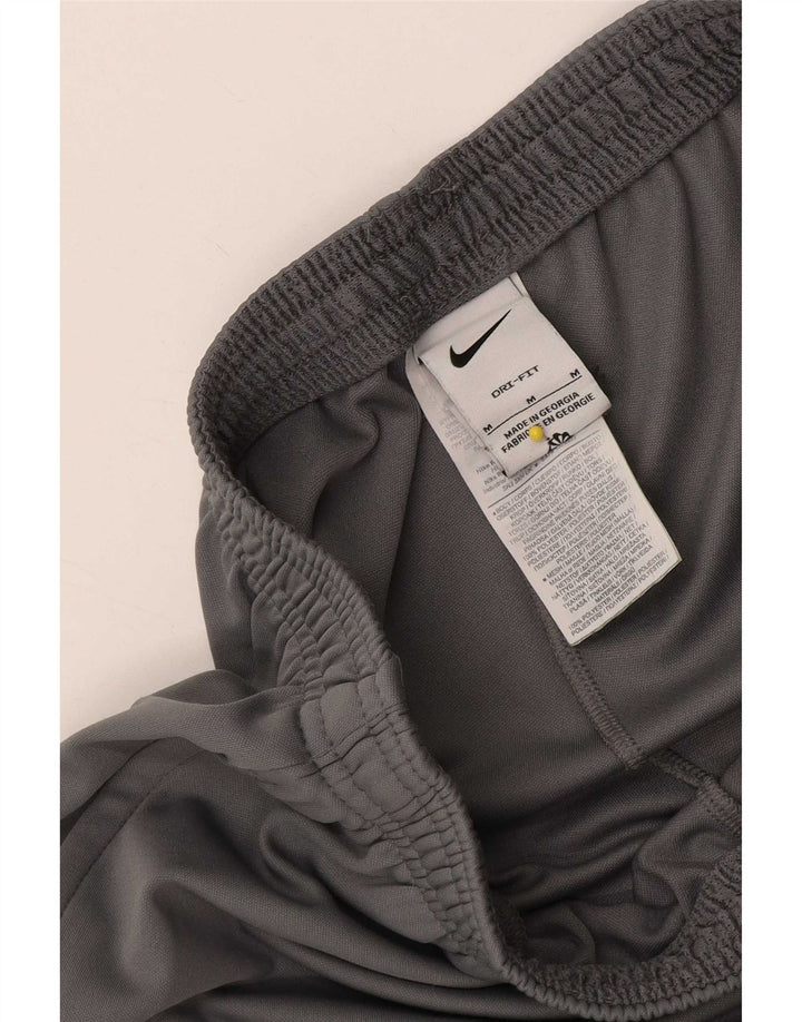 Nike Mens Dri Fit Tracksuit Trousers Medium Grey Colourblock Polyester