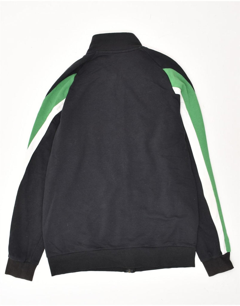 ADIDAS Boys Graphic Tracksuit Top Jacket 15-16 Years Black Colourblock | Vintage Adidas | Thrift | Second-Hand Adidas | Used Clothing | Messina Hembry 