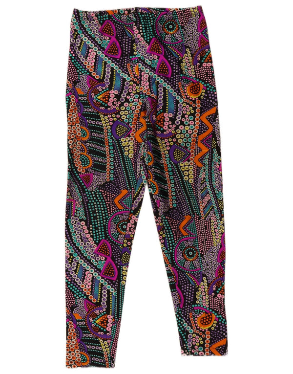 Marcel Clair Womens Crop Leggings EU 44/46 Large Multicoloured Geometric