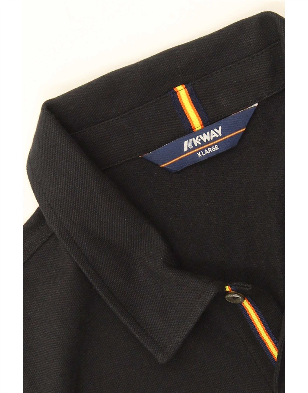 K-Way Mens Polo Shirt XL Black