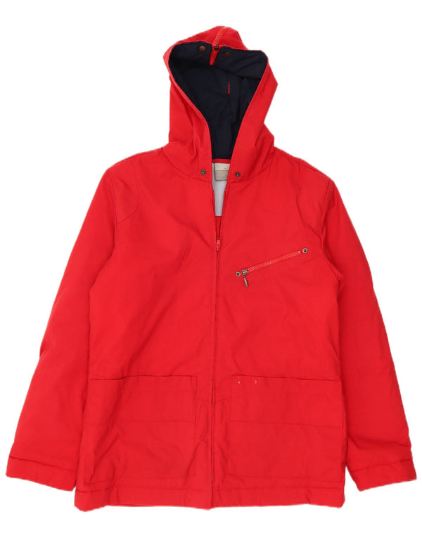 Nike Womens Hooded Oversized Windbreaker Jacket UK 14/16 Large Red