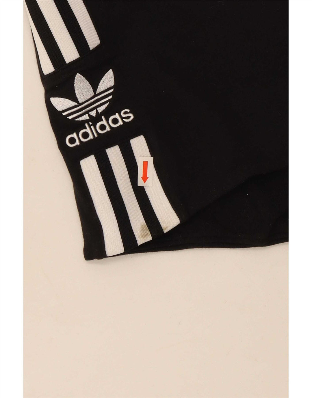 Adidas Womens Crop Strapless Top UK 12 Medium Black Cotton