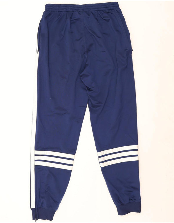 Adidas Mens Tracksuit Trousers Joggers UK 42/44 Large Navy Blue Colourblock