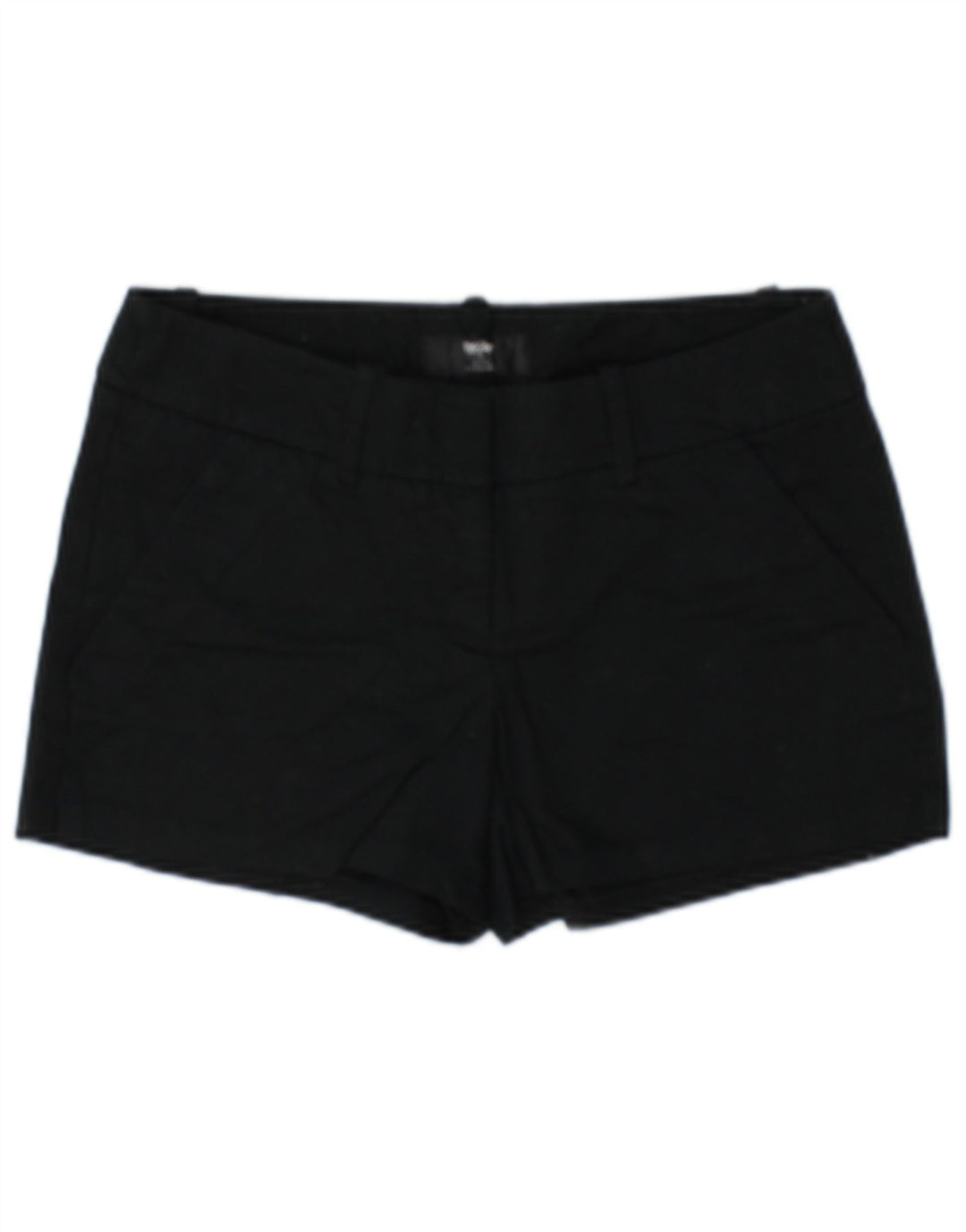 Mossimo Womens Chino Shorts US 2 XS W32 Black Cotton