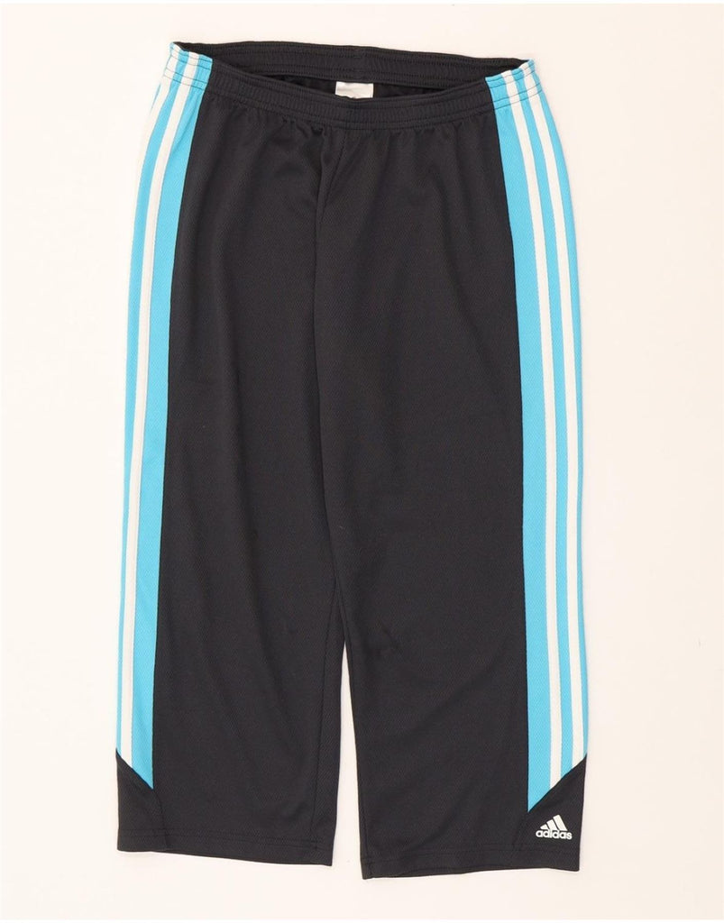 ADIDAS Womens Tracksuit Trousers UK 10 Small Grey Colourblock Polyester Vintage Adidas and Second-Hand Adidas from Messina Hembry 