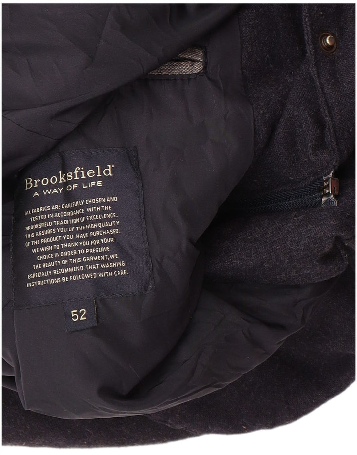 Brooksfield Mens Padded Jacket UK 42 XL Navy Blue