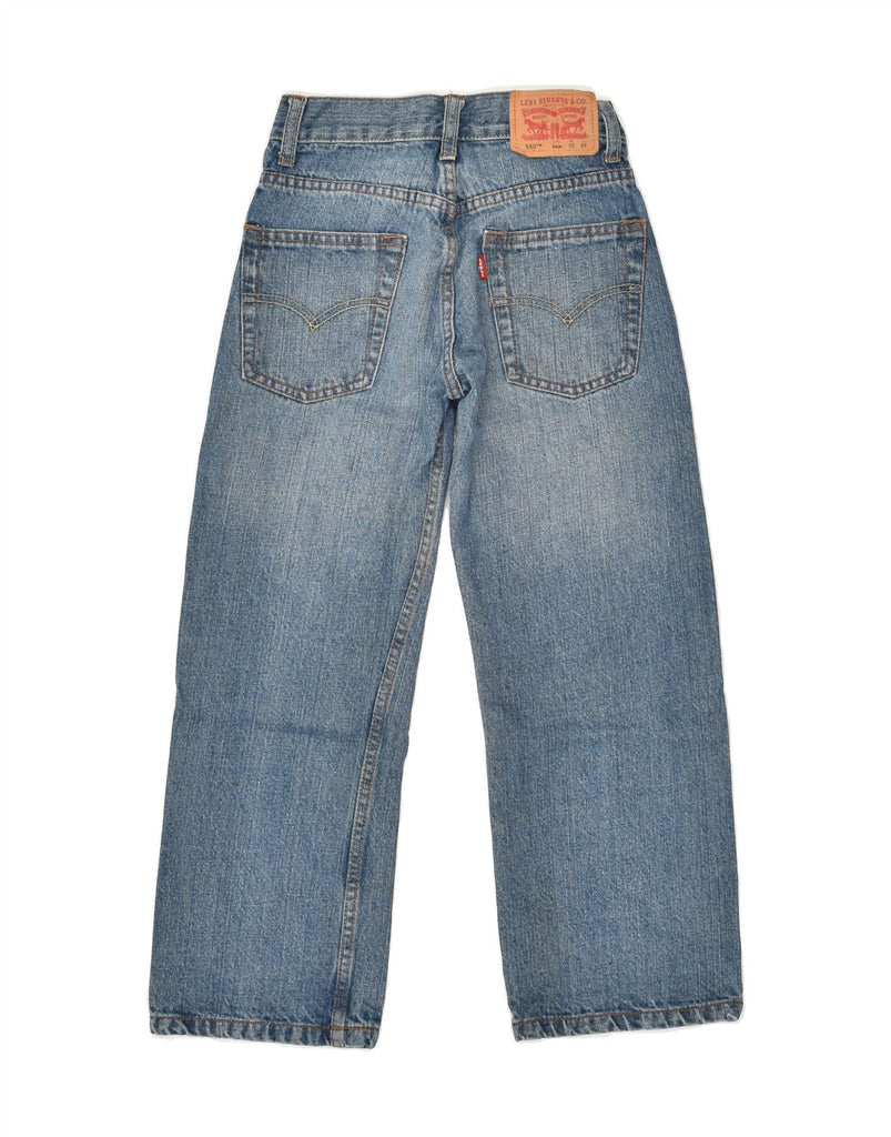 LEVI'S Boys 550 Relaxed Fit Straight Jeans 7-8 Years W22 L22  Blue Cotton | Vintage Levi's | Thrift | Second-Hand Levi's | Used Clothing | Messina Hembry 