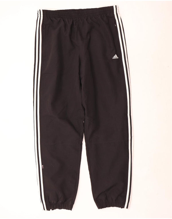 Adidas Mens Tracksuit Trousers Joggers XL Black Polyester