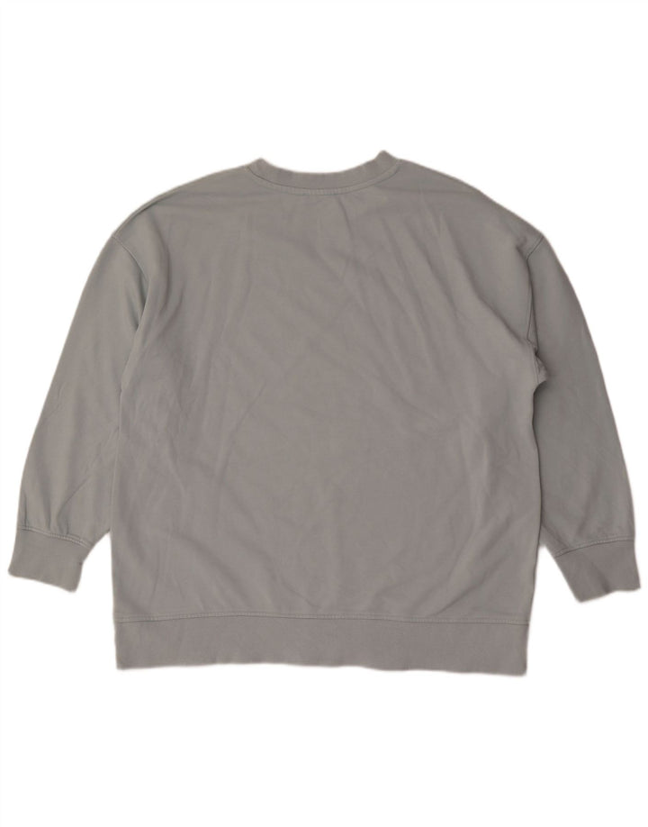 Zara Mens Sweatshirt Jumper Large Blue Cotton