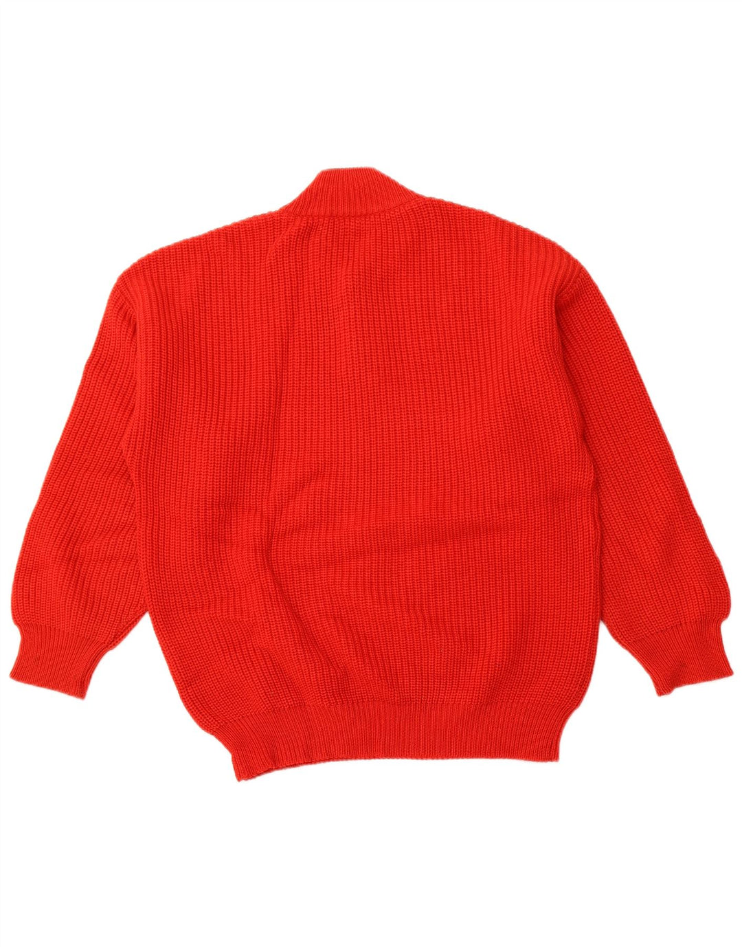 PANCARI Mens Button Neck Jumper Sweater IT 48 Medium Red New Wool