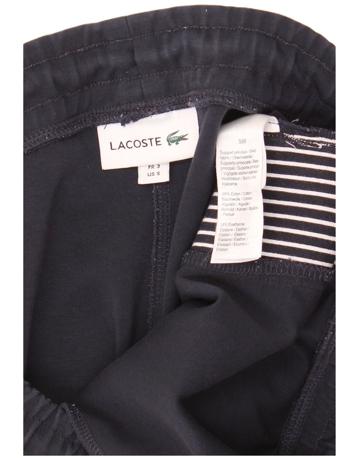 Lacoste Mens Tracksuit Trousers Size 3 Small  Navy Blue Cotton