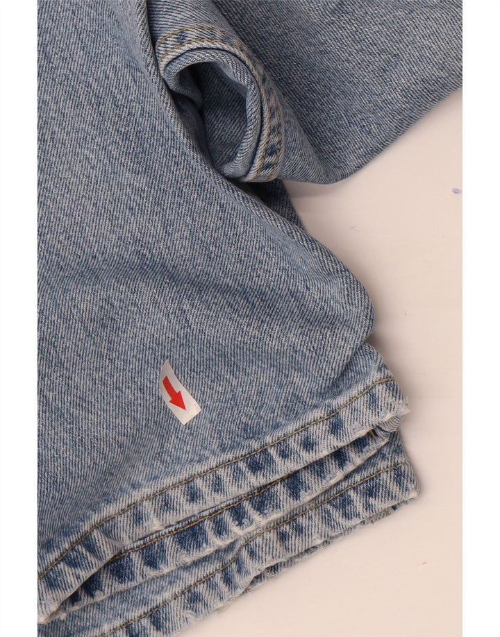 Lee Mens Brooklyn Straight Jeans W30 L32 Blue Cotton