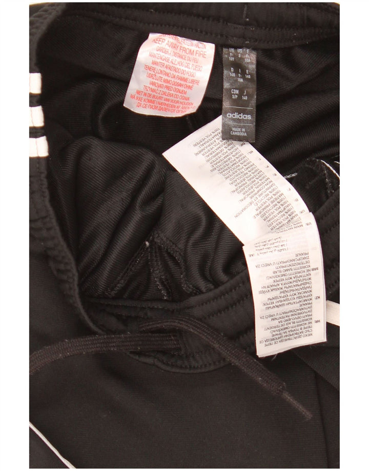 Adidas Boys Tracksuit Trousers 9-10 Years  Black Polyester