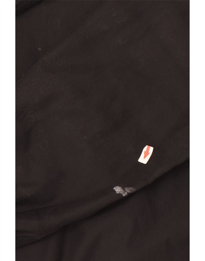 The North Face Mens Hooded Rain Jacket UK 36 Small Black Polyester