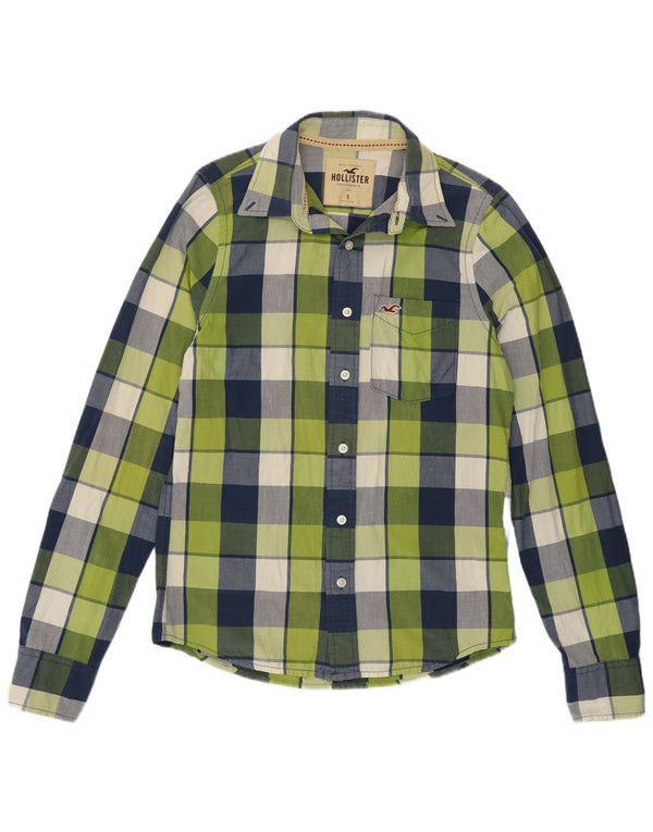 Hollister Mens Shirt Small Multicoloured Check Cotton