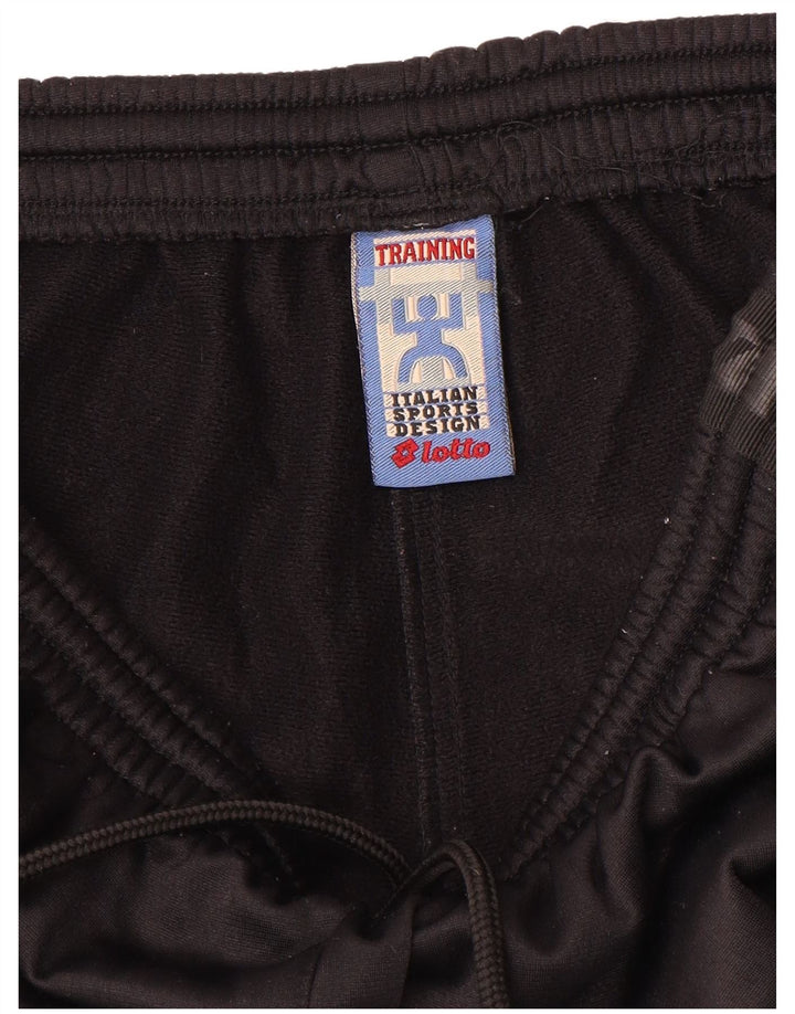 Lotto Mens Graphic Tracksuit Trousers Medium  Black