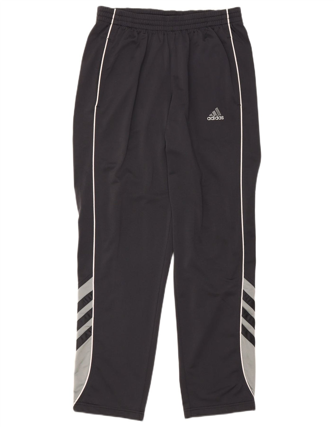 Adidas Mens Tracksuit Trousers UK 40/42 Medium  Black Colourblock Polyester