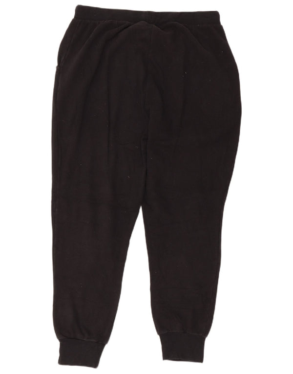 Kappa Mens Tracksuit Trousers Joggers Large Black Cotton