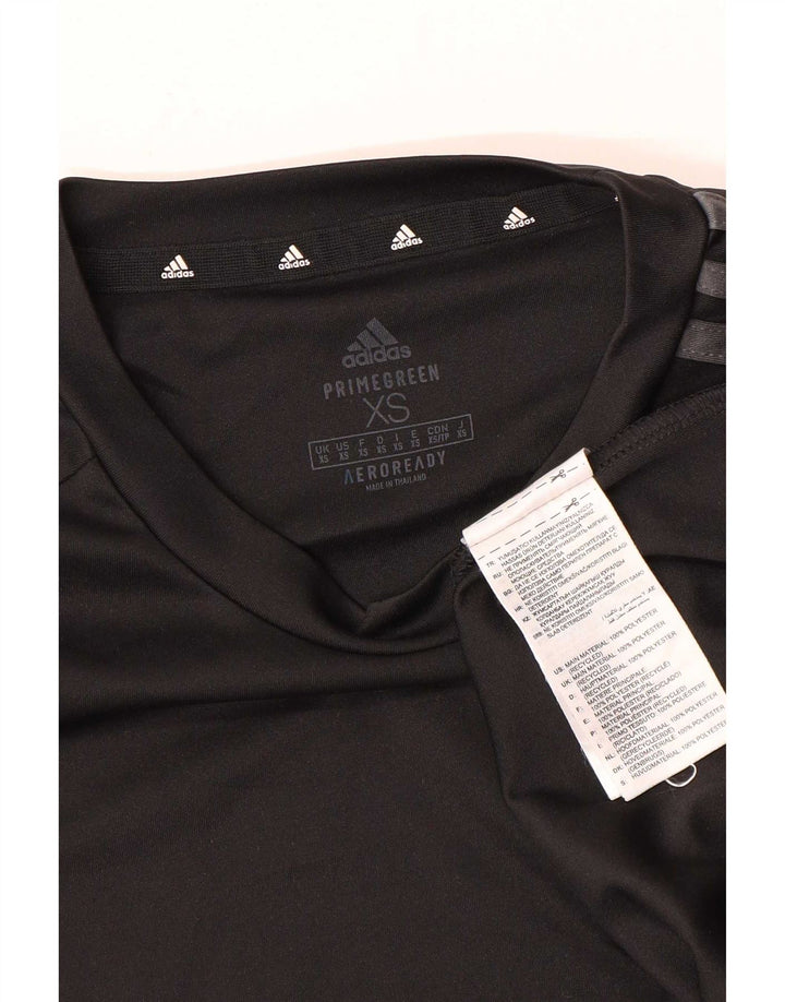 Adidas Mens Aeroready T-Shirt Top XS Black Polyester
