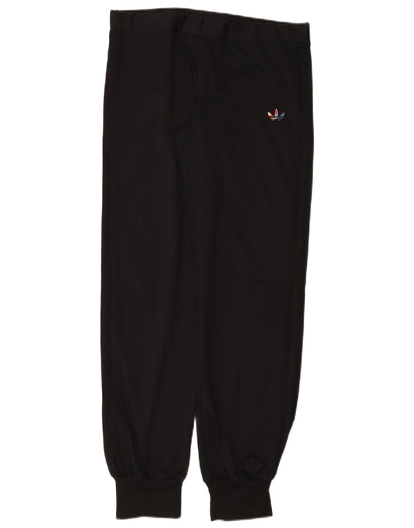 Adidas Womens Tracksuit Trousers Joggers UK 14 Large  Black