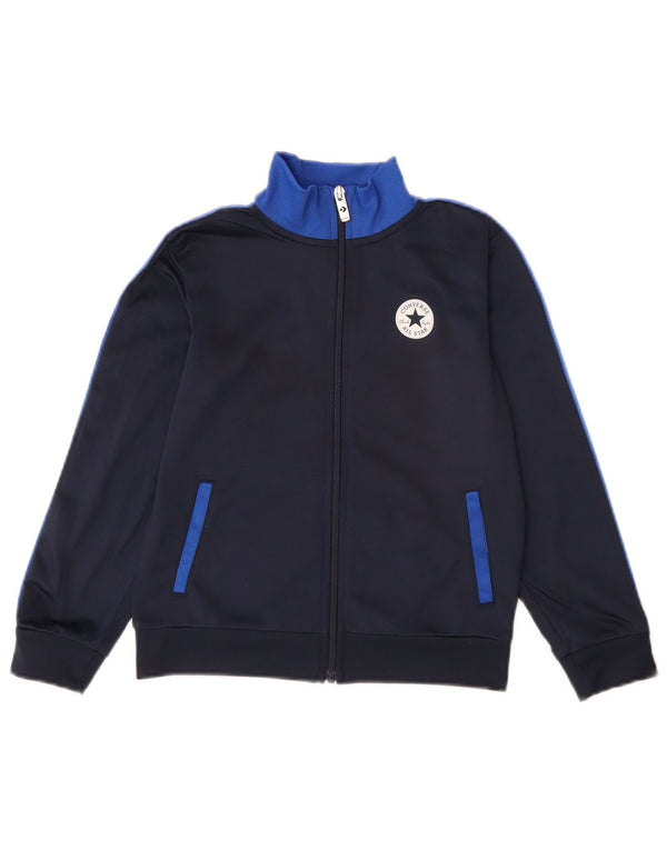 Converse Boys Chuck Taylor Tracksuit Top Jacket 6-7 Years Large Navy Blue