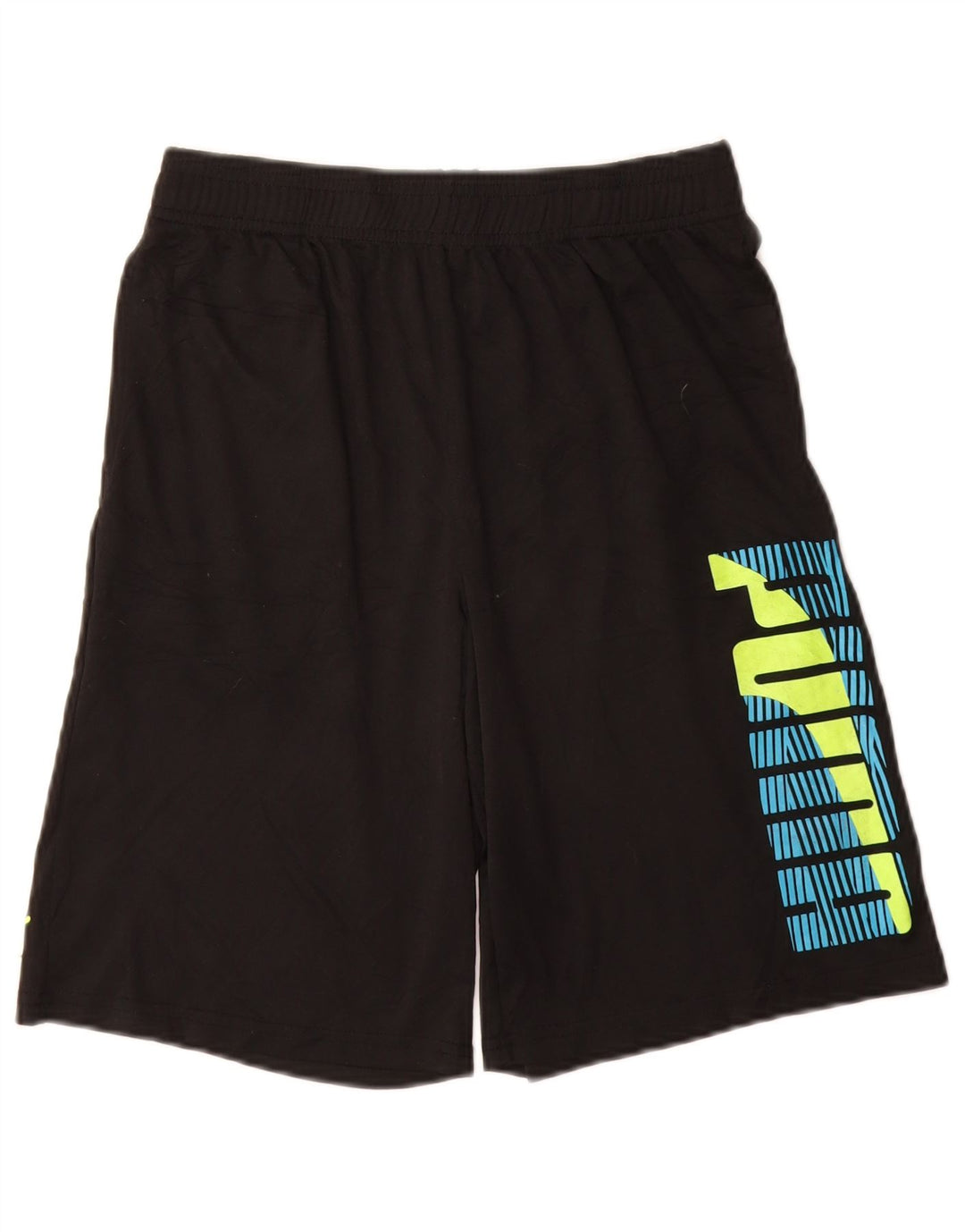 PUMA Boys Graphic Sport Shorts 14-15 Years Large  Black Polyester