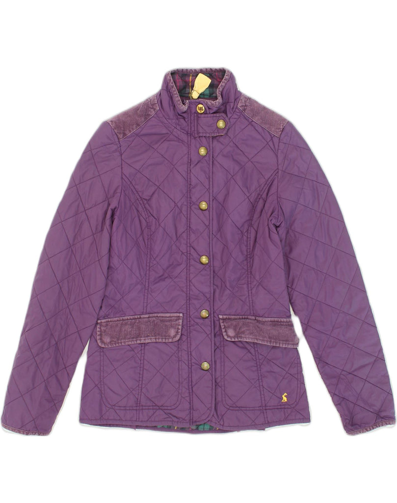 JOULES Womens Quilted Jacket UK 8 Small Purple Polyamide | Vintage Joules | Thrift | Second-Hand Joules | Used Clothing | Messina Hembry 