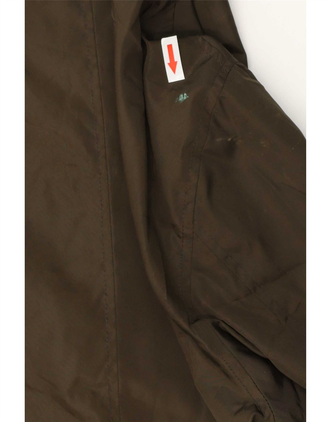 Zara Mens Bomber Jacket UK 38 Medium Green Polyester