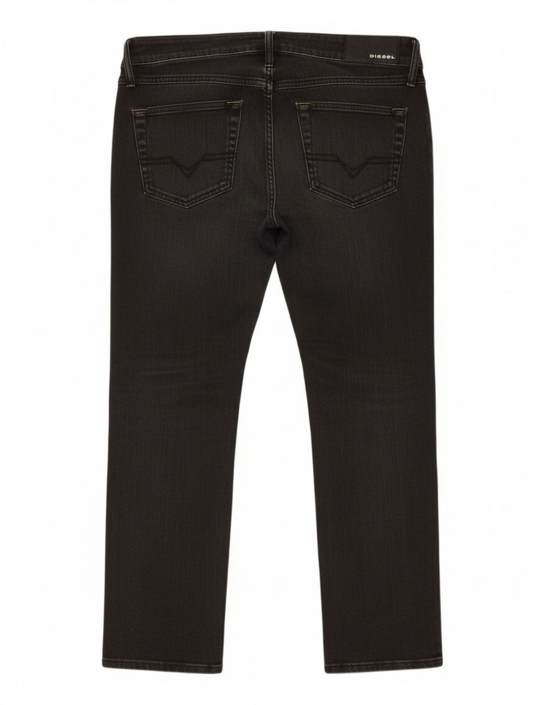 Diesel Womens Matic Stretch Straight Jeans W31 L26 Black Cotton