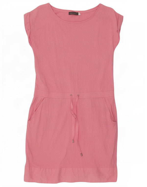 MINT VELVET Womens T-Shirt Dress UK 10 Small Pink Cotton