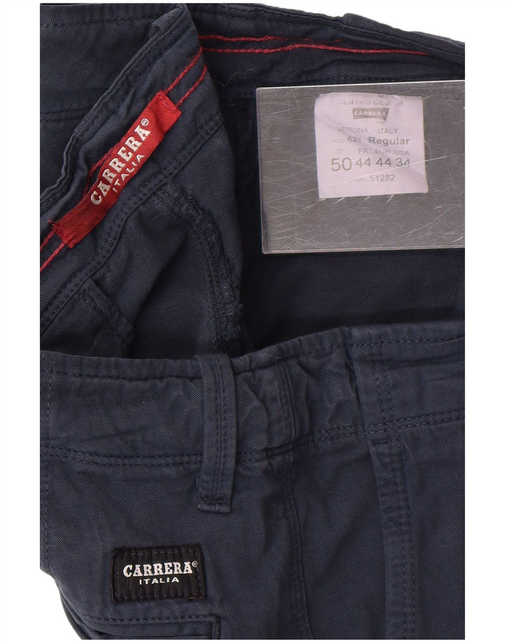 Carrera Mens Chino Shorts W34 Large  Navy Blue