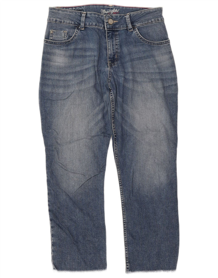 WRANGLER Womens Crop Skinny Jeans W28 L24 Blue