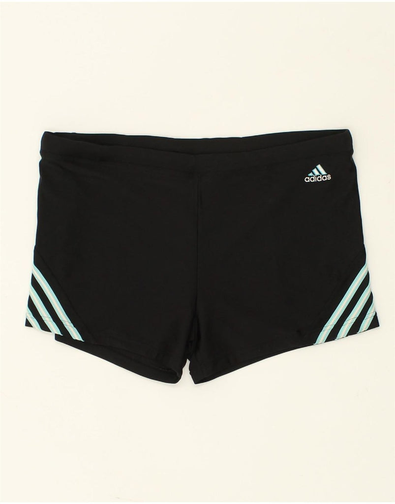 ADIDAS Mens Sport Shorts Large Black Polyamide | Vintage Adidas | Thrift | Second-Hand Adidas | Used Clothing | Messina Hembry 