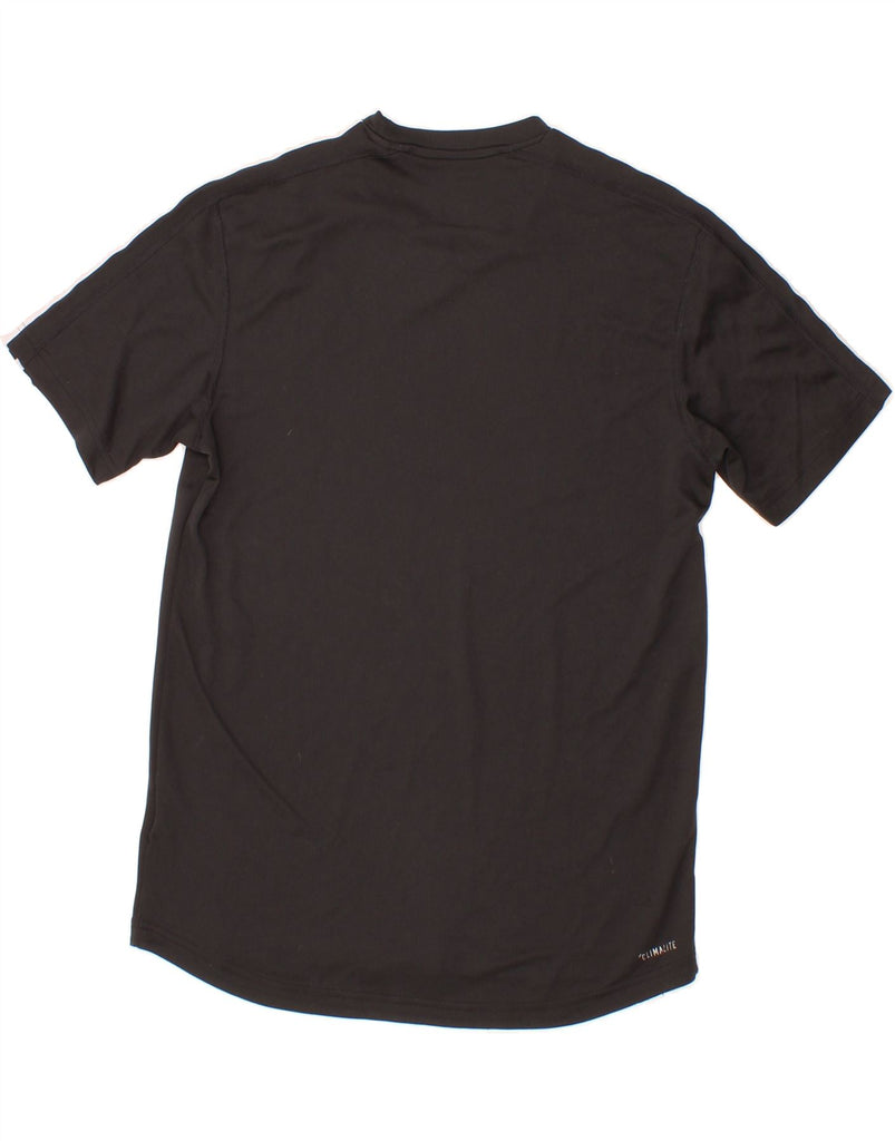 ADIDAS Mens Climalite T-Shirt Top Small Black Polyester Vintage Adidas and Second-Hand Adidas from Messina Hembry 
